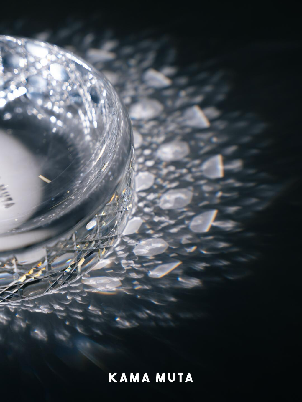 Edo Kiriko Crystal Pet Bowl