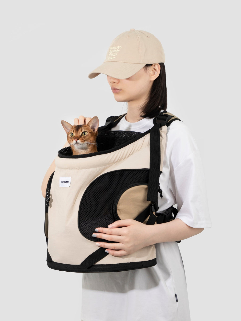 Ergonomic Front Pet Carrier with Cross Straps
