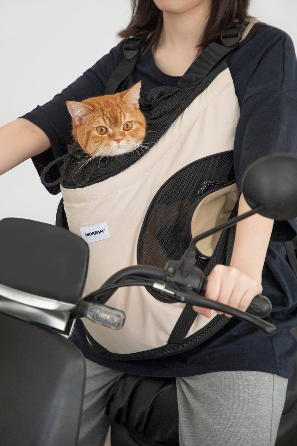 Ergonomic Front Pet Carrier with Cross Straps