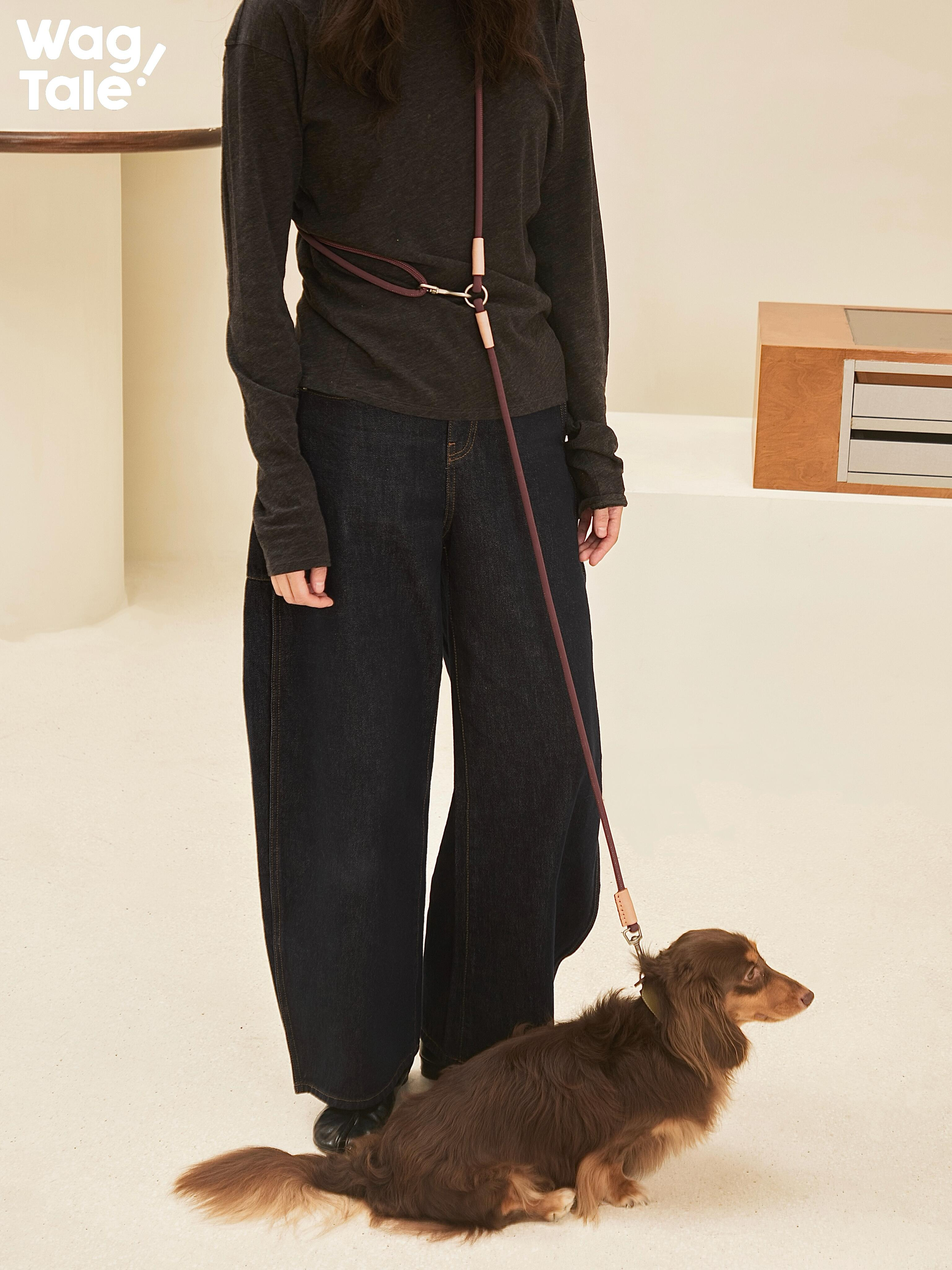 Leather Hands-Free Leash