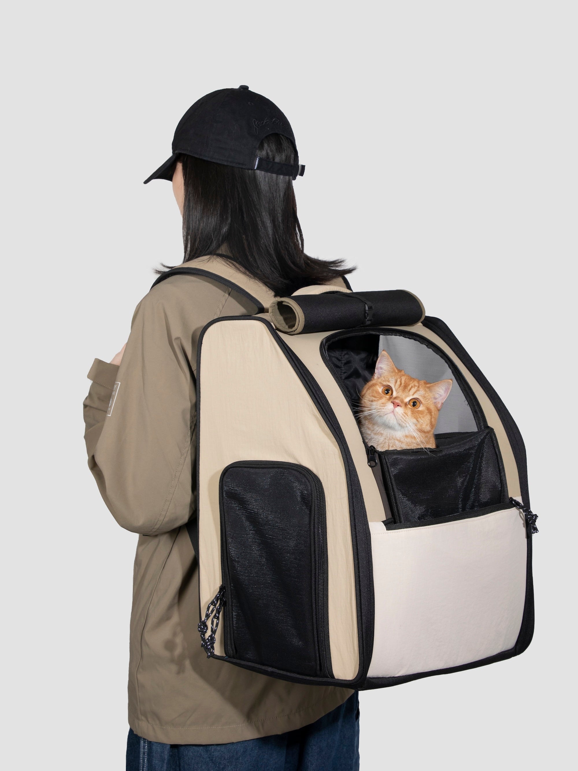 Foldable Large Pet Carrier Backpack