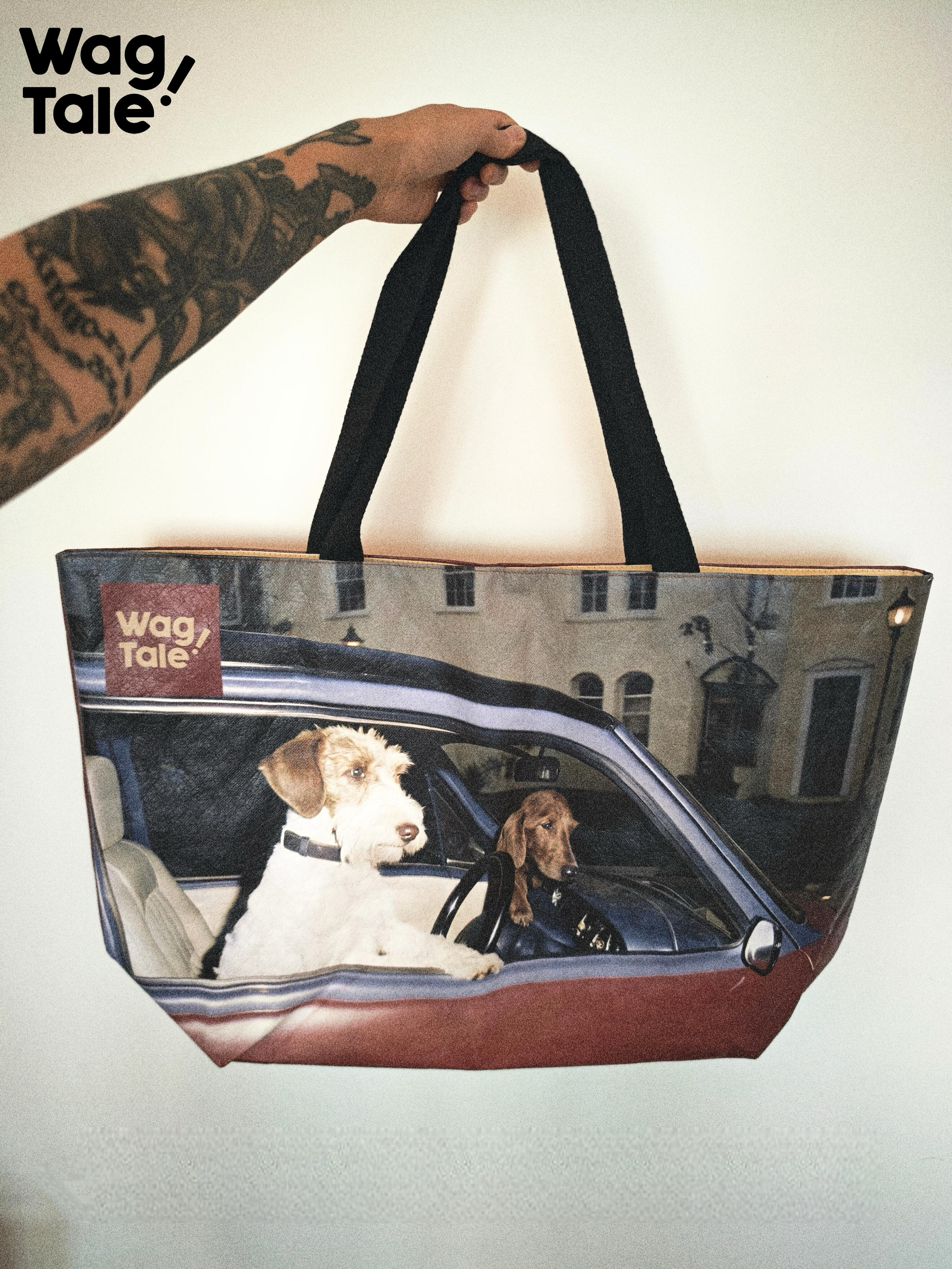 Water-Resistant Large Tote Bag