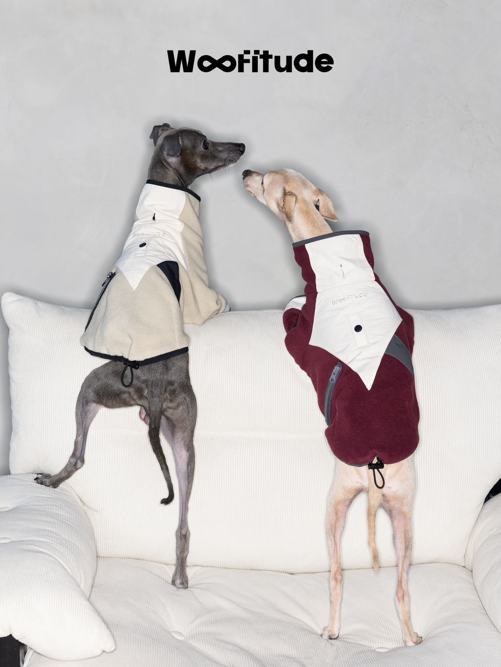 High Neck Fleece Dog Jumper