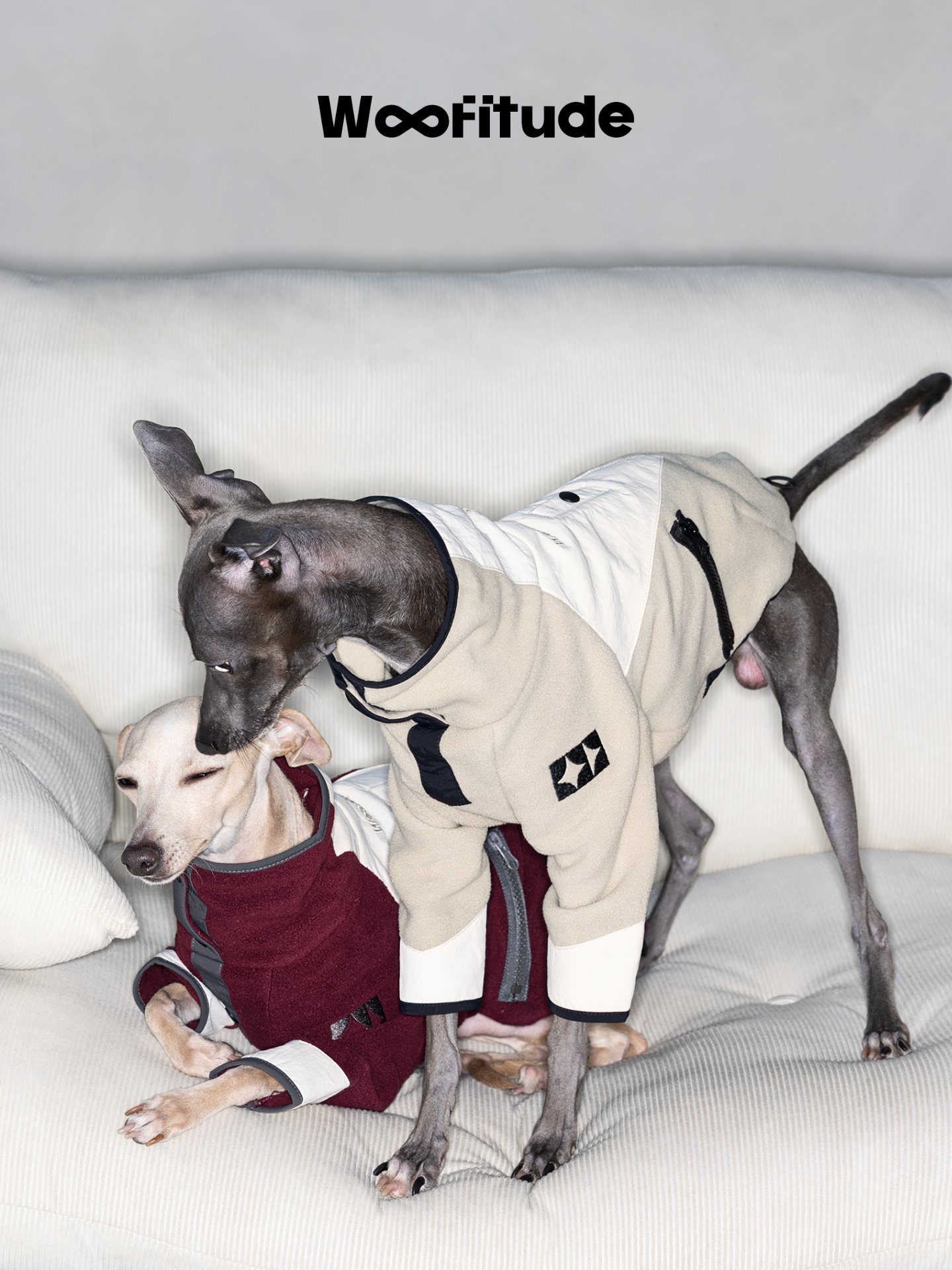 High Neck Fleece Dog Jumper